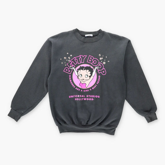 Vintage 90's BETTY BOOP Universal Studios Diamonds 'Girls Bestfriend' Sweatshirt (M) Vintage Sole Melbourne