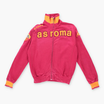 Vintage KAPPA X AS ROMA Y2K Embroidered Soccer Tracksuit Jacket (S-M)