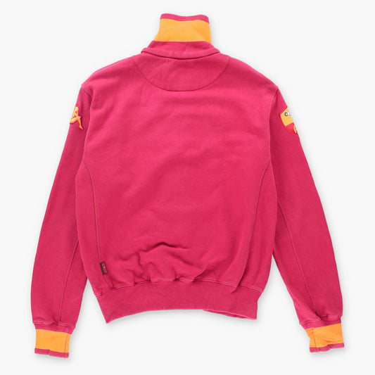 Vintage KAPPA X AS ROMA Y2K Embroidered Soccer Tracksuit Jacket (S-M)