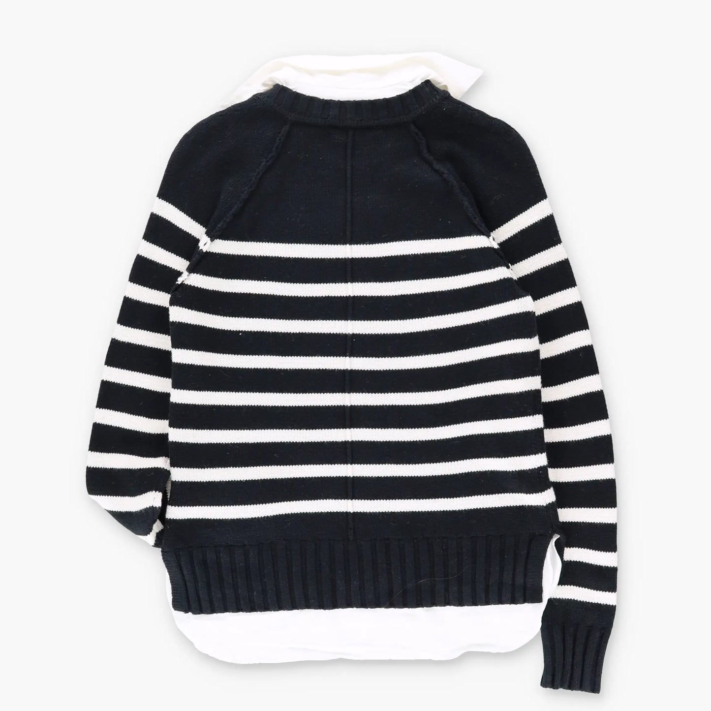 Vintage LAUREN By RALPH LAUREN Nautical NWT Gold Button Stripe Collared Knit (S)