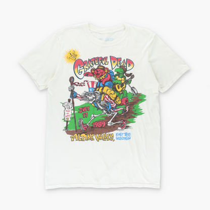 LIQUID BLUE Grateful Dead 1989 Alpine Valley Wisconsin Concert T Shirt (S-M)