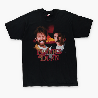 BROOKS & DUNN 'Waitin' On Sundown' Tour USA Made Band Tee (XL-XXL)