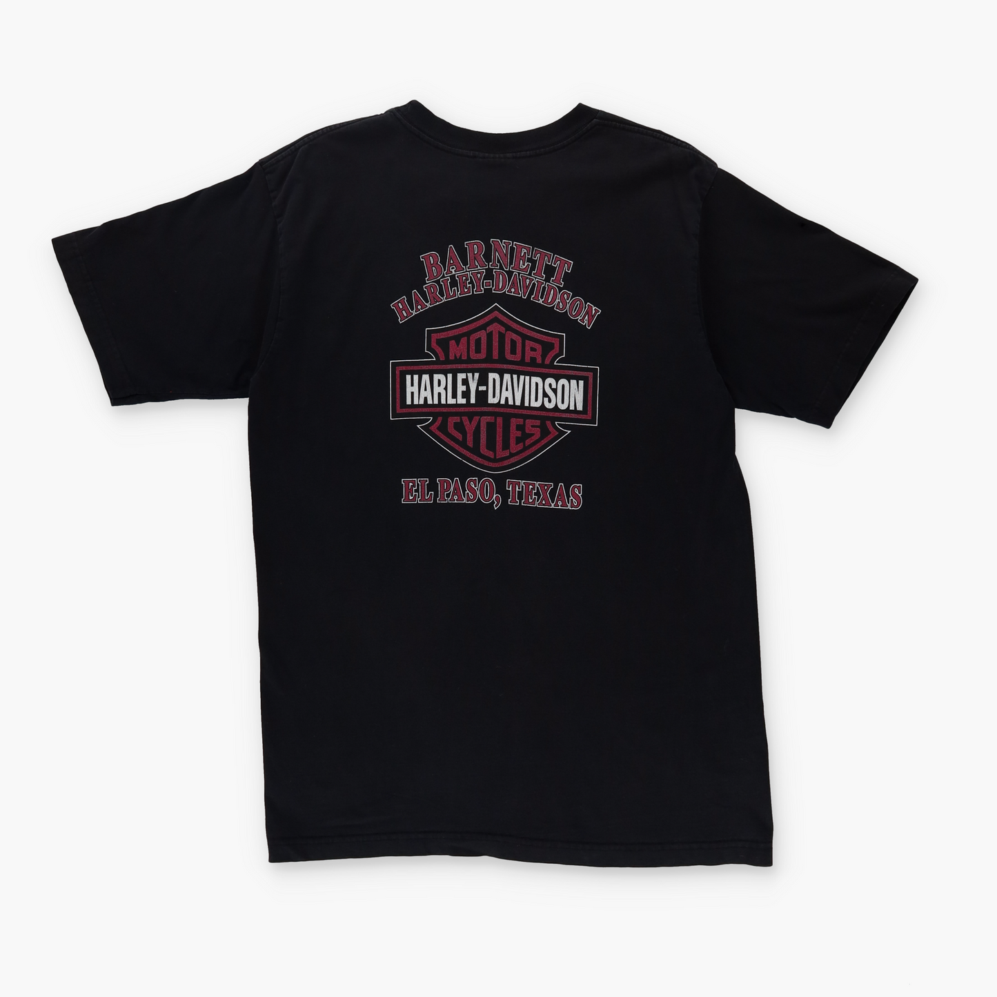 HARLEY DAVIDSON Y2K Texas Eagle Fire USA Made Motorcycle Tee (L)