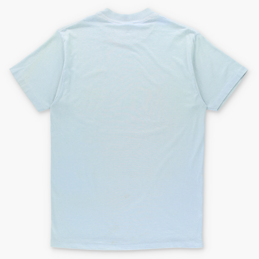 Retro Billy Ray Cyrus 'Achy Breaky Heart' Single Stitch Light Blue Tee USA Made (M-L)