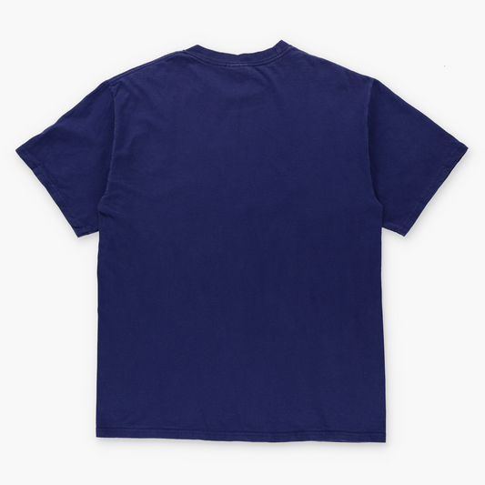 ADIDAS Blue & Grey Logo Graphic Classic Tshirt (M-L)
