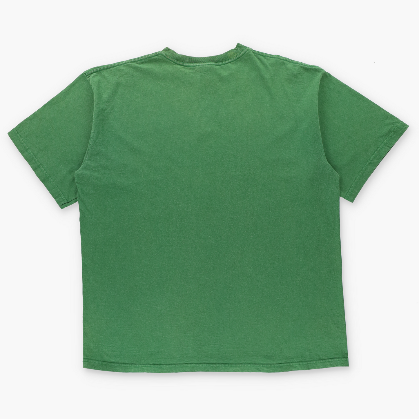 ADIDAS Green & Yellow Embroidered Logo Classic Tshirt (XL TALL)