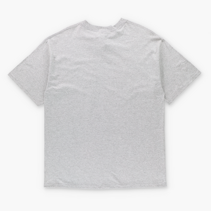 ADIDAS Athletics Heather Grey & Black Embroidered Tshirt (L-XL TALL)