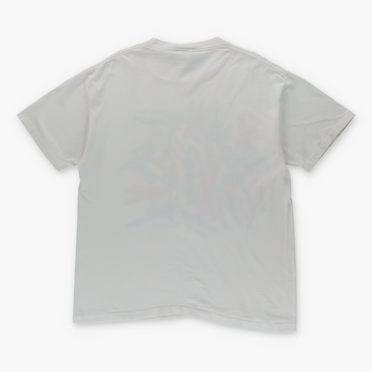 Vintage Berlin Olympics USA Team Colourful Single Stitch Graphic White T-Shirt (L)