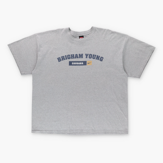 NIKE BYU Cougars Varsity Football Grey T-Shirt (XXL)