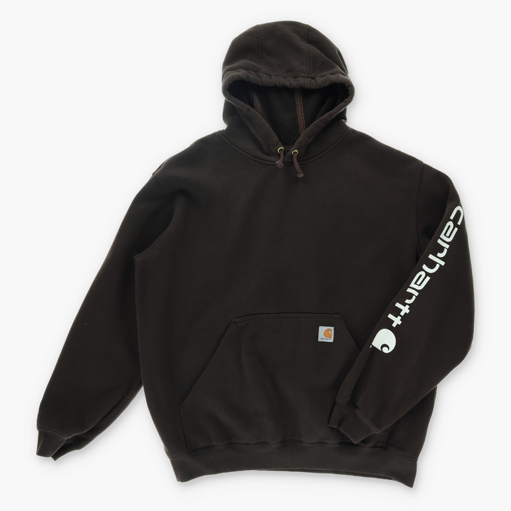 CARHARTT Brown 'Original Fit' Hoodie Sweatshirt (XL)