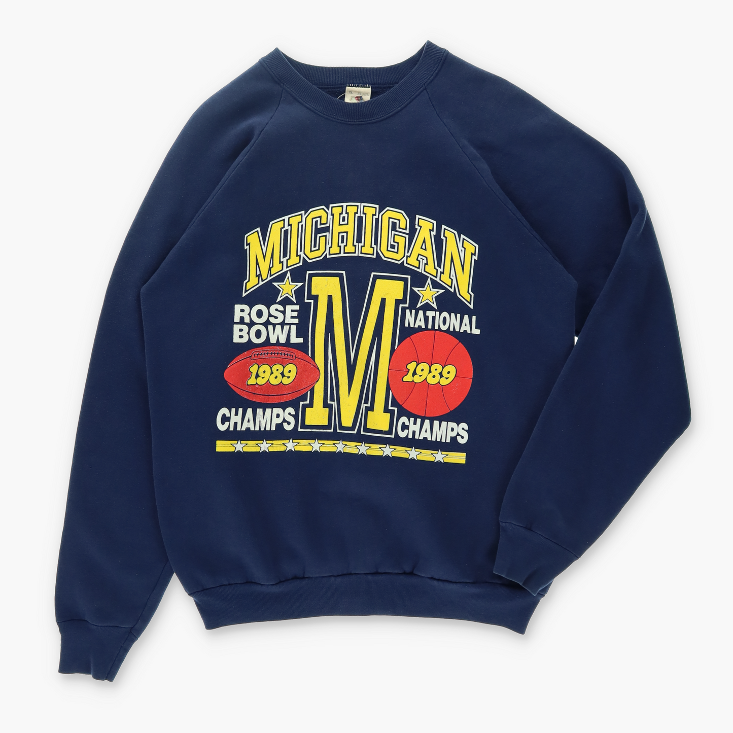 Vintage Michigan Wolverines 1989 Rose Bowl Champs Sweatshirt USA Made (M-L)