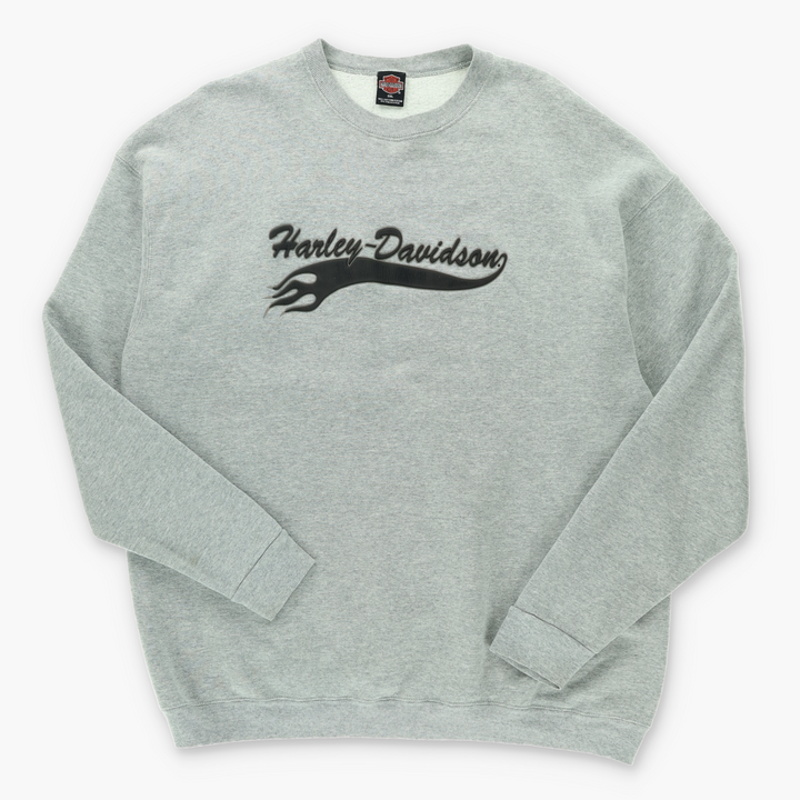 HARLEY DAVIDSON Puff Print Logo Mike's Double Sided Sweatshirt (XXXL)