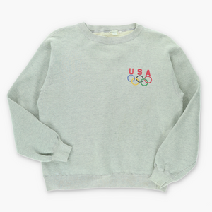 Vintage Olympics 1988 Team USA Double Sided Sweatshirt (L-XL)