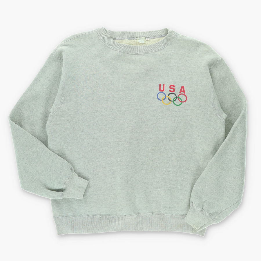 Vintage Olympics 1988 Team USA Double Sided Sweatshirt (L-XL)