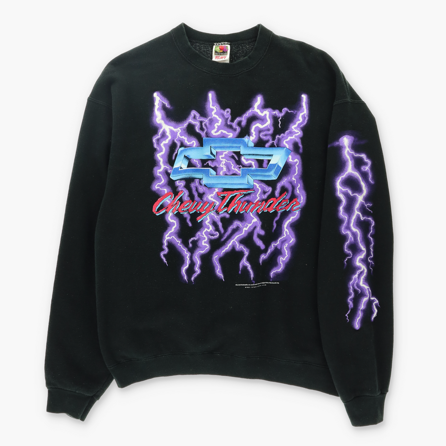 Chevy Thunder 90s Lightning Logo Sweatshirt (L)