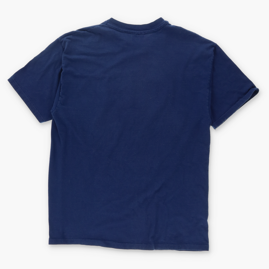 Sunflowers 90s Navy Blue Single Stitch T-Shirt USA Made (L)