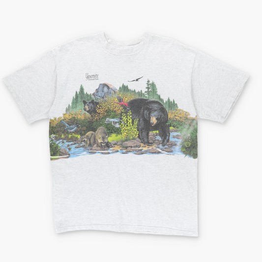HABITAT Yosemite National Park Bear Wildlife All Over Animal Print Tee (XL)