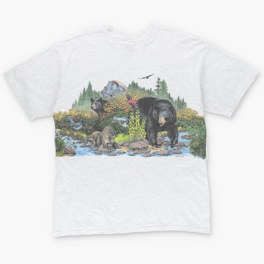 HABITAT Yosemite National Park Bear Wildlife All Over Animal Print Tee (XL)