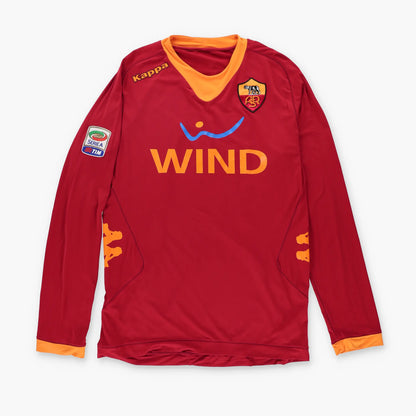 AS Roma 2011/2012 Totti #10 KAPPA Long Sleeve Home Soccer Jersey (XXL) Vintage Sole Melbourne