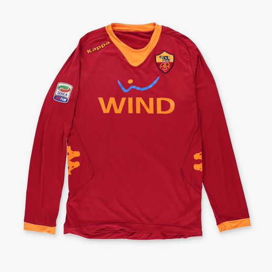 AS Roma 2011/2012 Totti #10 KAPPA Long Sleeve Home Soccer Jersey (XXL) Vintage Sole Melbourne