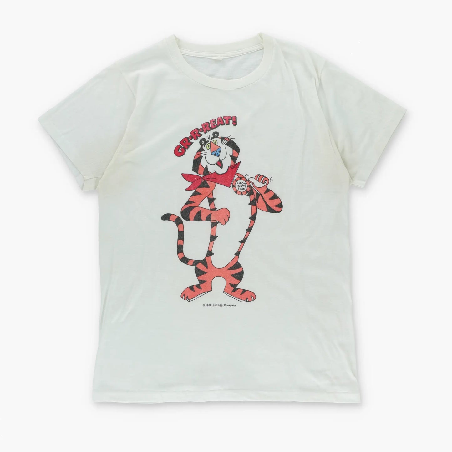 Vintage 1978 Kellogg's Tony the Tiger Single Stitch T-Shirt (S-M) - Vintage Sole Melbourne