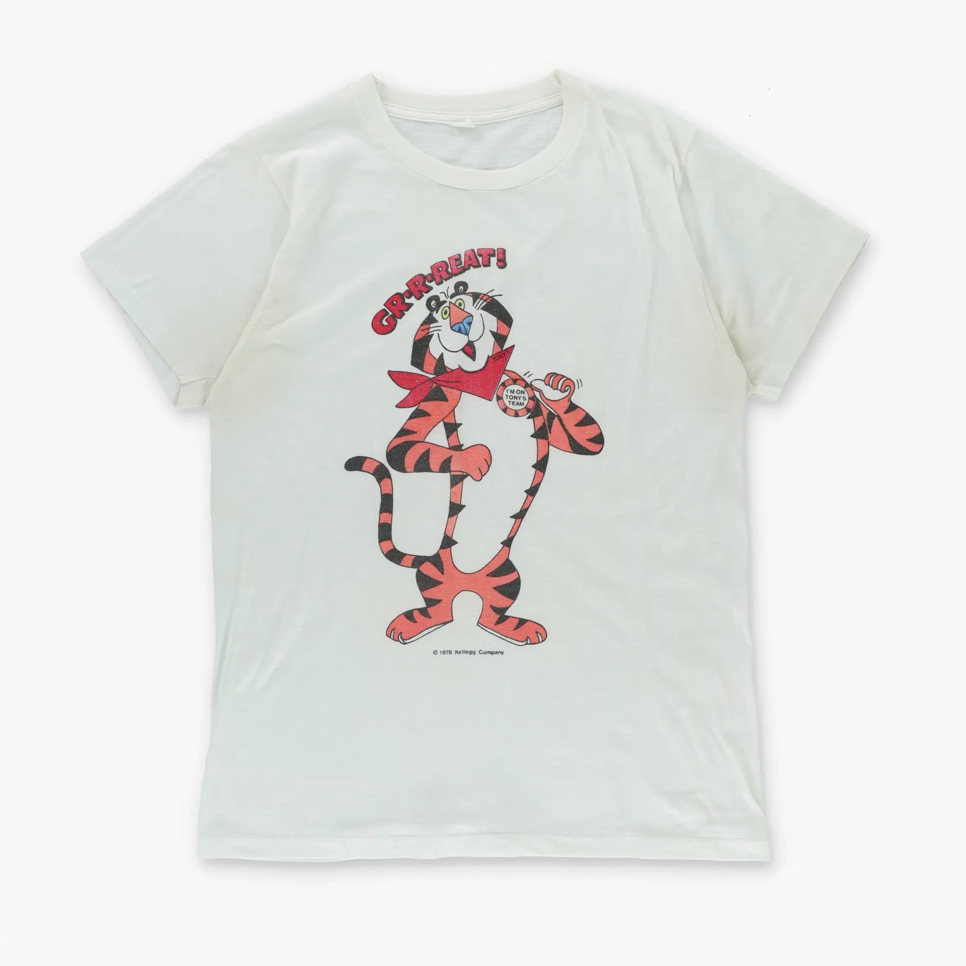 Vintage 1978 Kellogg's Tony the Tiger Single Stitch T-Shirt (S-M) - Vintage Sole Melbourne