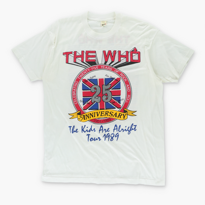 1989 Vintage THE WHO 25th Anniversary The Kids are Alright Tour Tee (M-L)