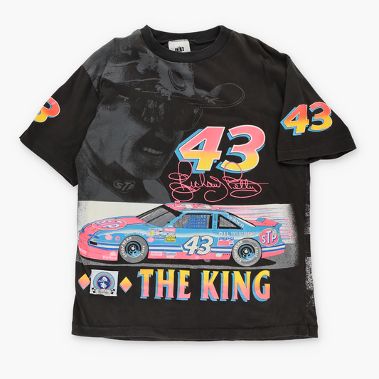 VINTAGE 1992 NASCAR Richard Petty The King Chess All Over T-Shirt (XL)