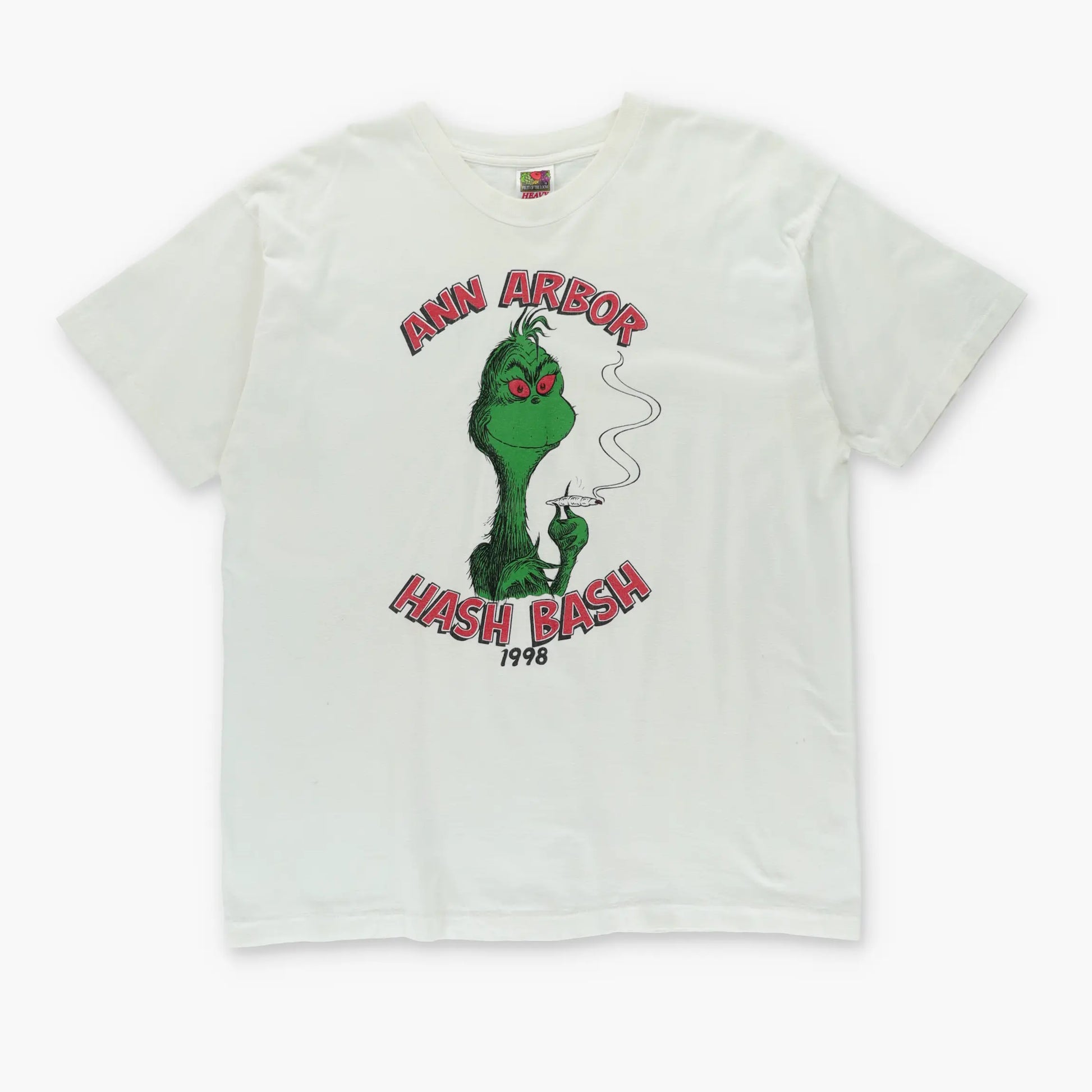Ann Arbor Hash Bash 1998 Dr Seuss Grinch Single Stitch T-Shirt (XL) Vintage Sole Melbourne