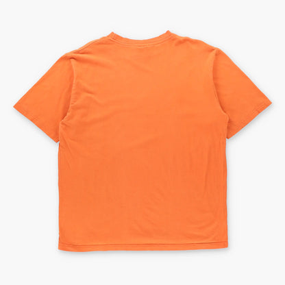 Vintage SOUTHPOLE "Always Prevail" Y2K Spell Out Logo Orange T-Shirt (L)