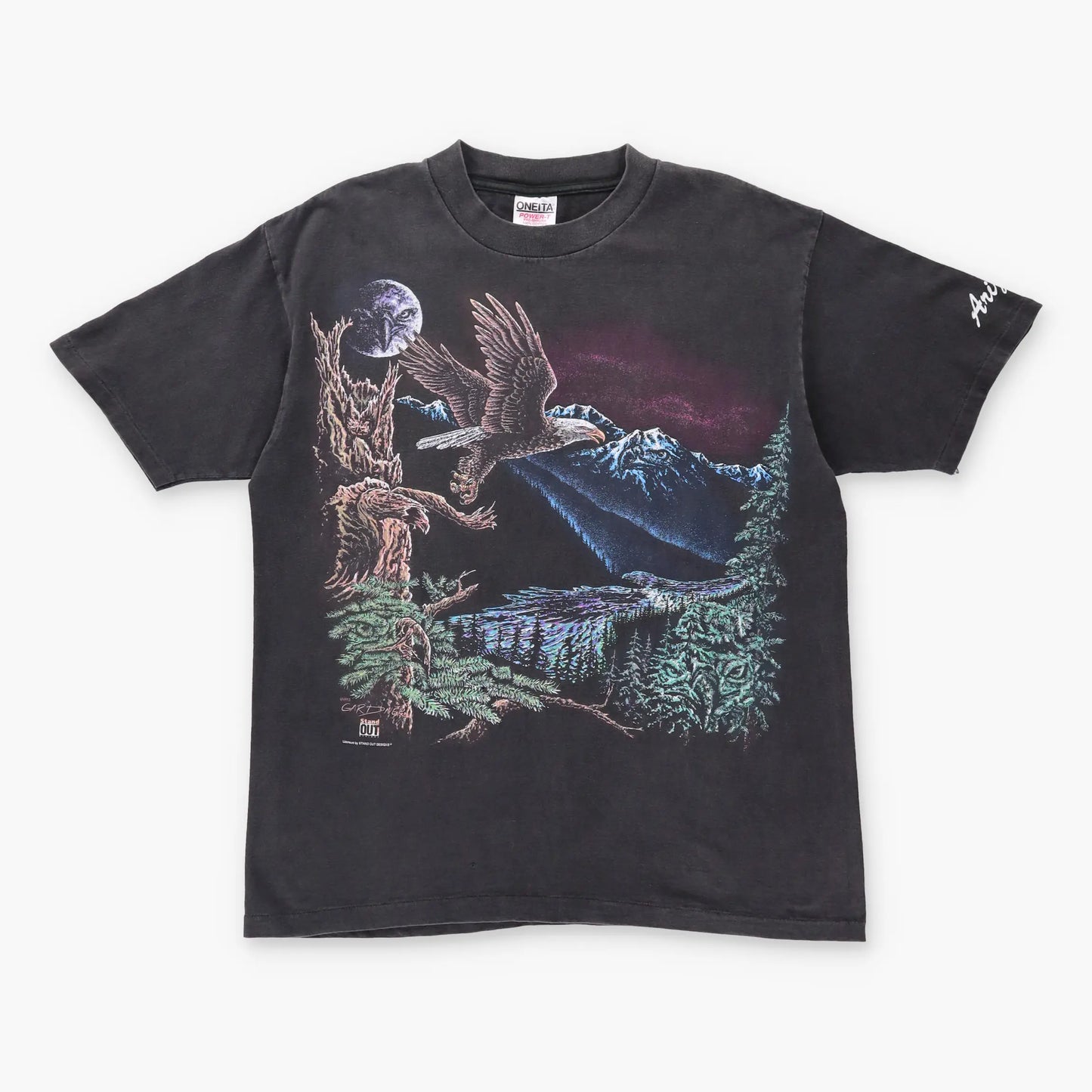 Vintage 1993 Eagle Forrest Arizona USA Made Singe Stitch T-Shirt (L)