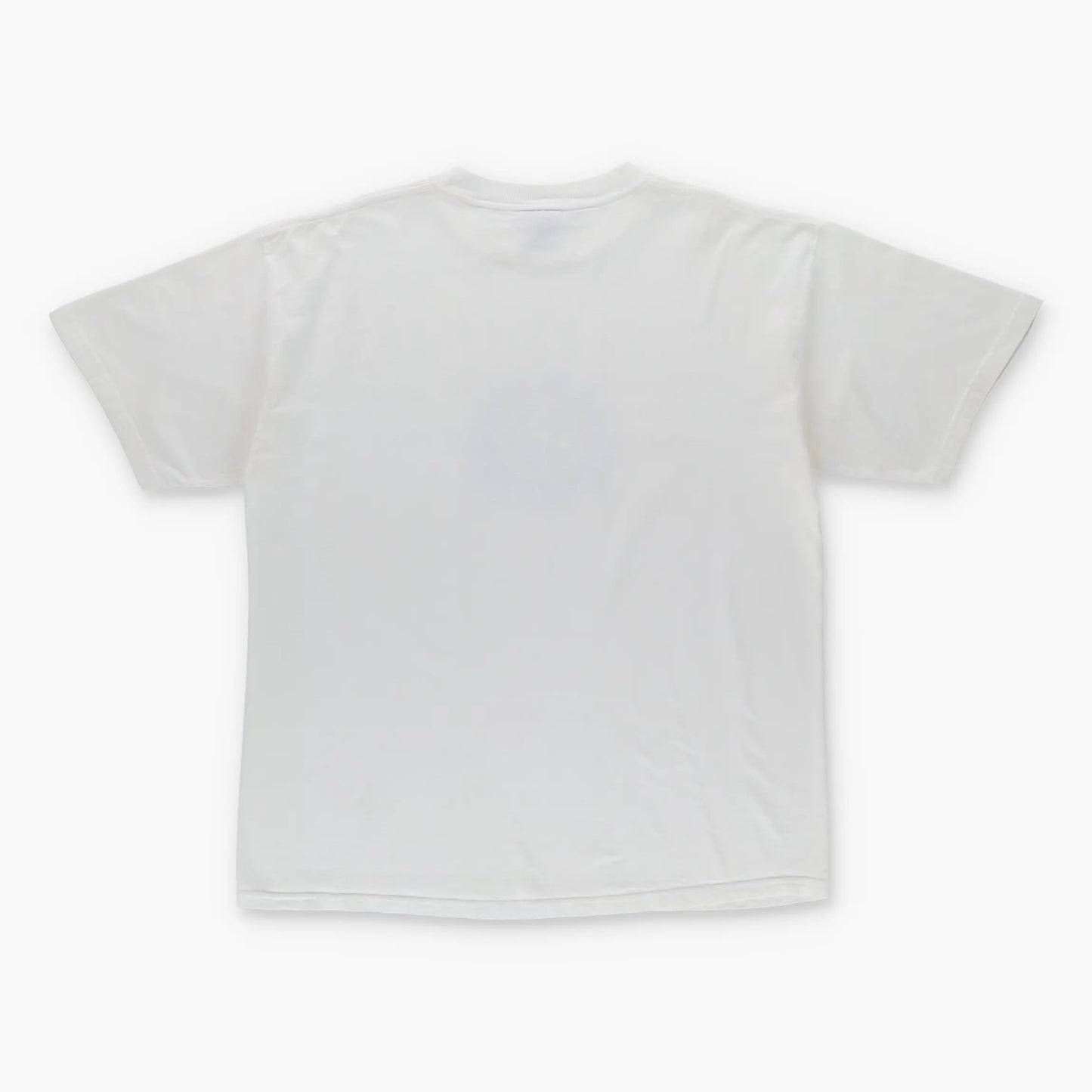 Vintage NIKE Large Central Blue Swoosh Logo T-Shirt (XL)