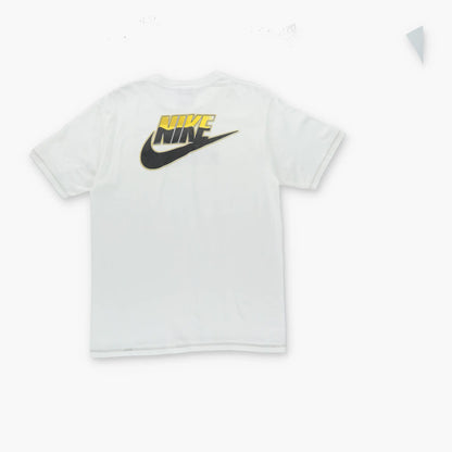 Vintage NIKE Y2K Spell Out Front Back Swoosh Logo Tee (L)