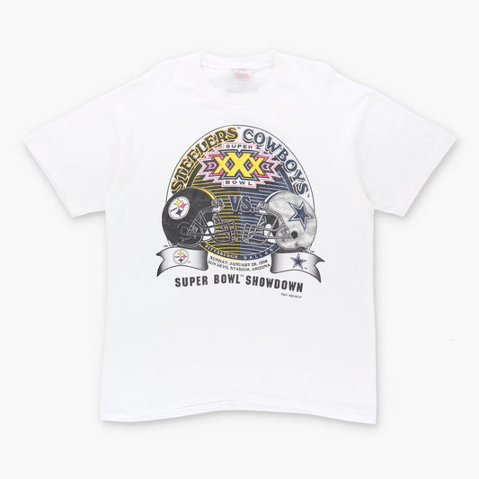 Vintage 1996 Super Bowl XXX Steelers vs. Cowboys Single Stitch T-Shirt (XL)