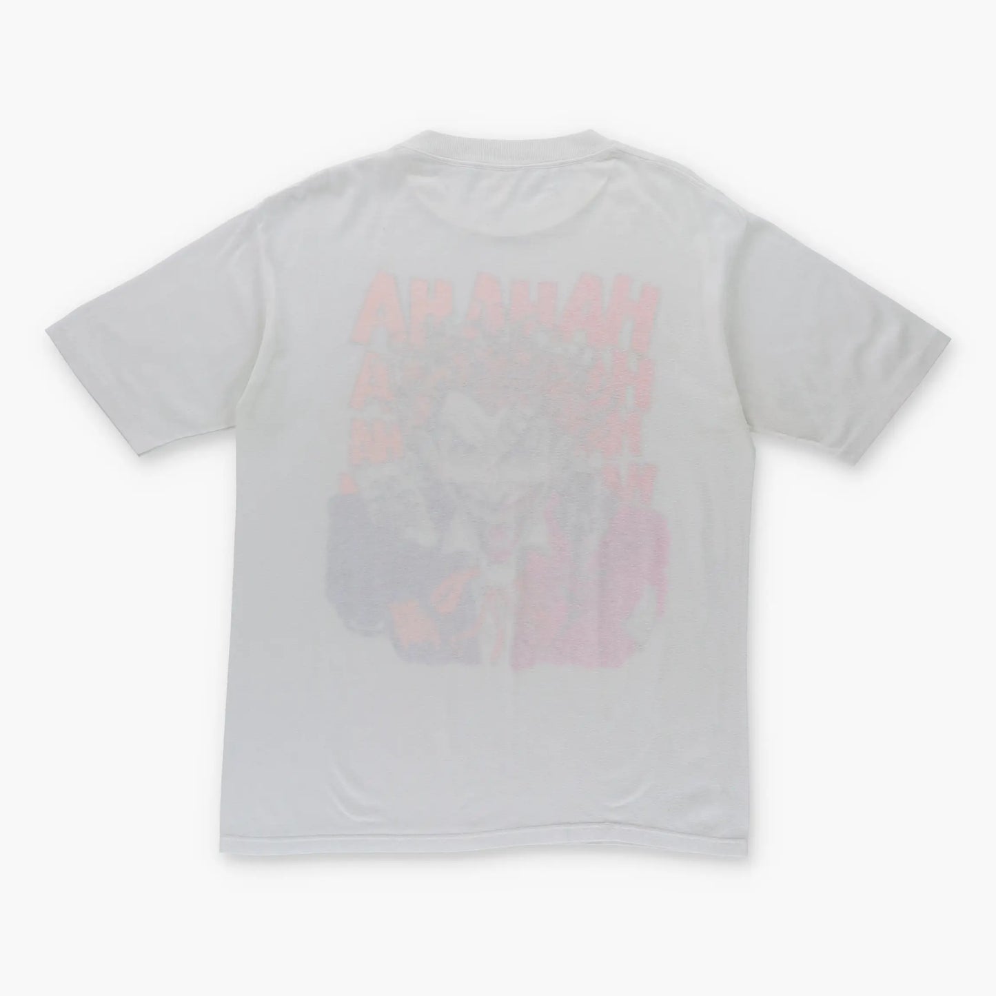 Vintage JOKER 'Ha Ha' Fluro DC COMICS Batman White Tee (L)