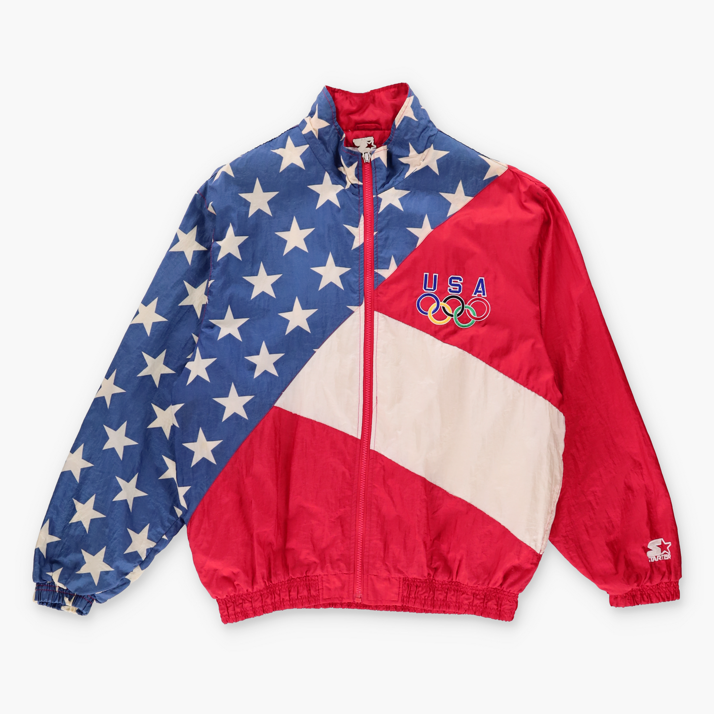 90's Starter Team USA Korea Made Olympic Windbreaker Track Jacket (M) *Aubs Vintage Sole Melbourne