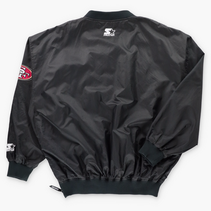 Vintage STARTER San Francisco 49ers NFL V-Neck Windbreaker Pull Over (XL-XXL) ***COCO Vintage Sole Melbourne