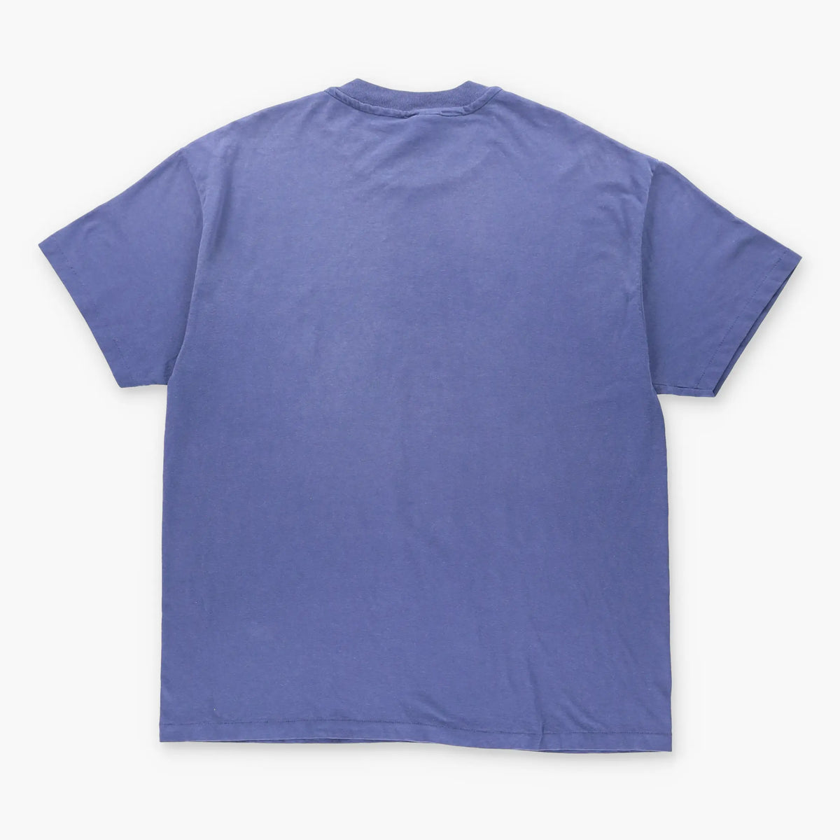 Vintage BUFFED BETTY 90's 'Hard As Steel' Navy 50/50 Single Stitch T-Shirt (XL Tall)
