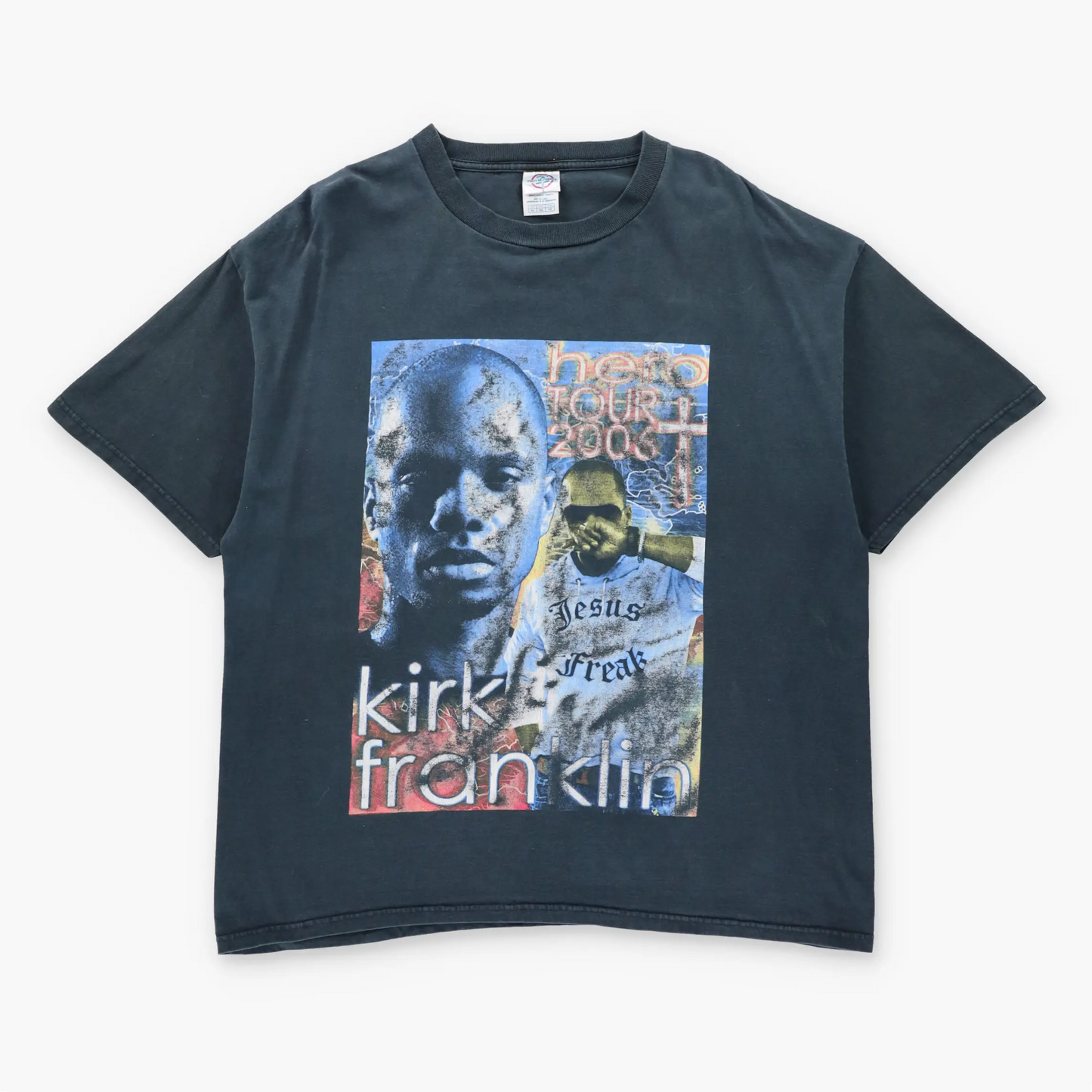 Vintage KIRK FRANKLIN 'Hero' Tour 2006 Double Sided Rap Tee (XL)
