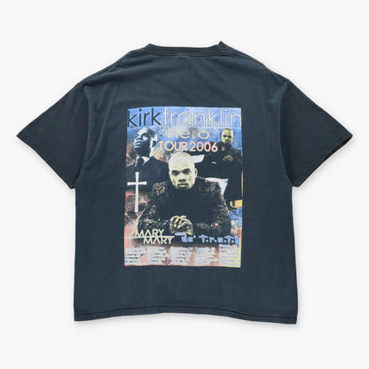 Vintage KIRK FRANKLIN 'Hero' Tour 2006 Double Sided Rap Tee (XL)