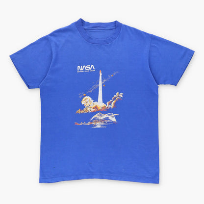 Vintage NASA KENNEDY SPACE CENTER Astronaut Single Stitch T-Shirt (XL)