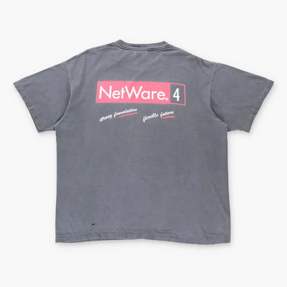Vintage Tech Novell NetWare 4.x Software Faded USA Made Tee (XL) *Aubany Vintage Sole Melbourne