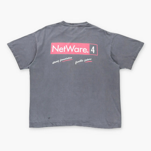 Vintage Tech Novell NetWare 4.x Software Faded USA Made Tee (XL) *Aubany Vintage Sole Melbourne