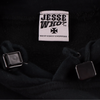 West Coast Choppers JESSE WHO Black & Red Hoodie Sweatshirt (XXL)
