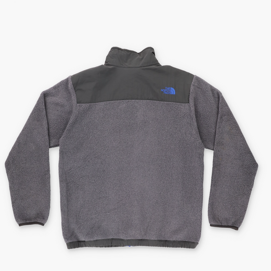 THE NORTH FACE Denali Grey & Blue Zip Up Fleece Jacket (M-L)