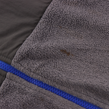 THE NORTH FACE Denali Grey & Blue Zip Up Fleece Jacket (M-L)