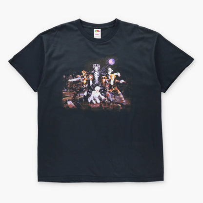Vintage 1981 Cats The Musical Double Sided FRUIT OF THE LOOM Black T-Shirt (XL)