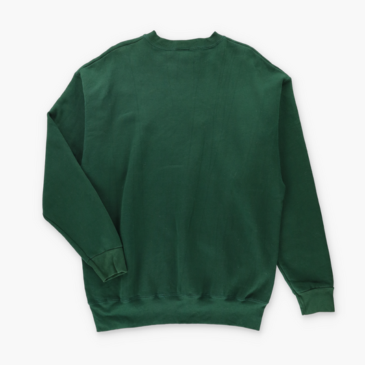 GUESS Embroidered Logo USA Made Forest Green Sweatshirt (XL-XXL)