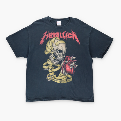 METALICA 'Heart Explosive' Pushead Grunge Metal Music Band Tee (XL)
