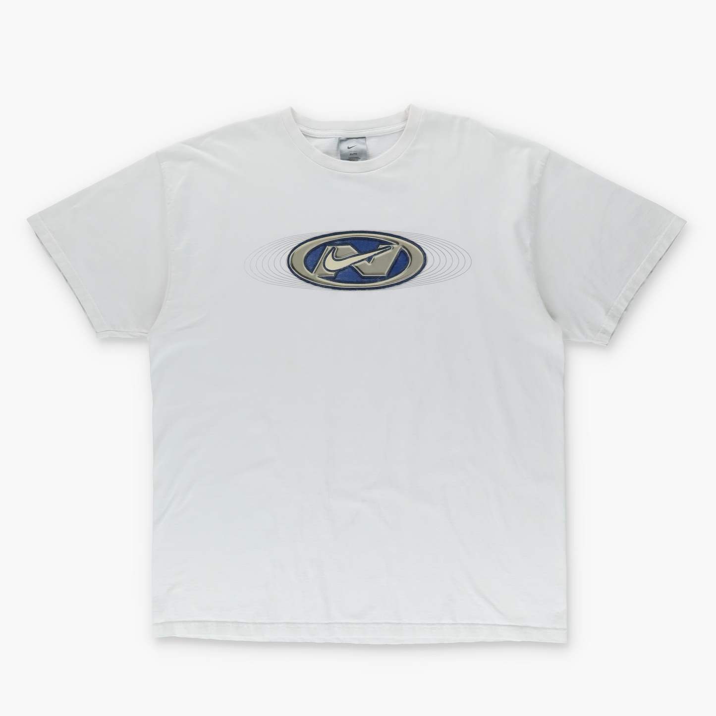 NIKE Y2K Centre Swoosh Oval Logo White Tee (XL-XXL)